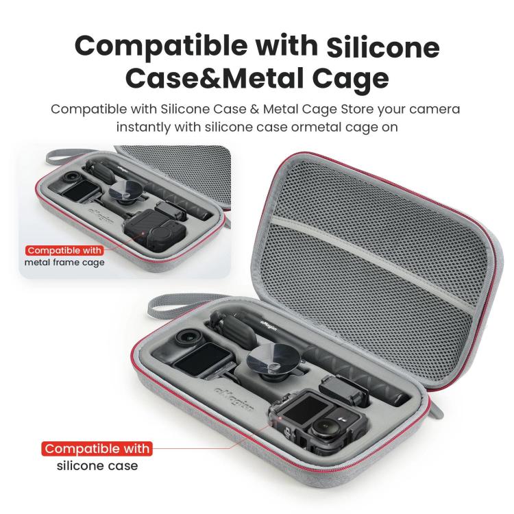 Estuche rígido mediano aMagisn para DJI Osmo Nano con inserto de espuma extraíble., For DJI Osmo Nano
