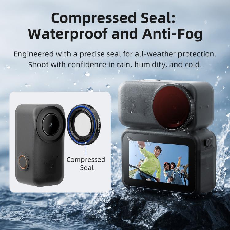 Filtro de lente impermeable aMagisn para DJI Osmo Nano, UV, CPL, ND8+ND16+ND32+ND64, CPL+ND8+ND16+ND32, Mist 1/4