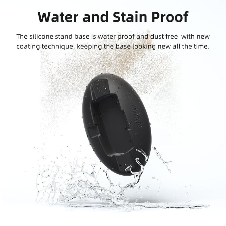Soporte de montaje de silicona aMagisn para Insta360 X4 Air/X3, ideal para salpicadero de coche y escritorio., Without Double-sided Tape, With Double-sided Tape