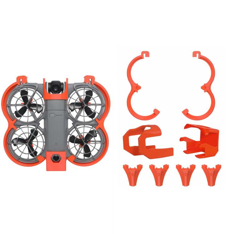 Kit de protectores de hélices para dron DJI Neo 2: anillos anticolisión y accesorios de seguridad duraderos., No Video Transmission Orange, No Video Transmission Gray, No Video Transmission Black, Support Video Add-Ons Orange, Support Video Add-Ons Gra...