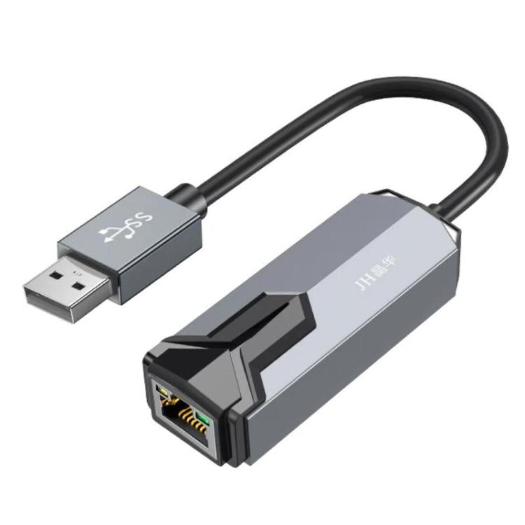 Adaptador de red cableada JINGHUA 2.5G RJ45 para portátil HUB, USB, TYPE-C