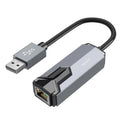 Adaptador de red cableada JINGHUA 2.5G RJ45 para portátil HUB, USB, TYPE-C