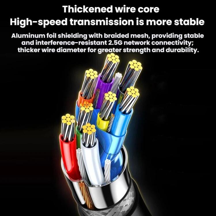 Adaptador de red cableada JINGHUA 2.5G RJ45 para portátil HUB, USB, TYPE-C