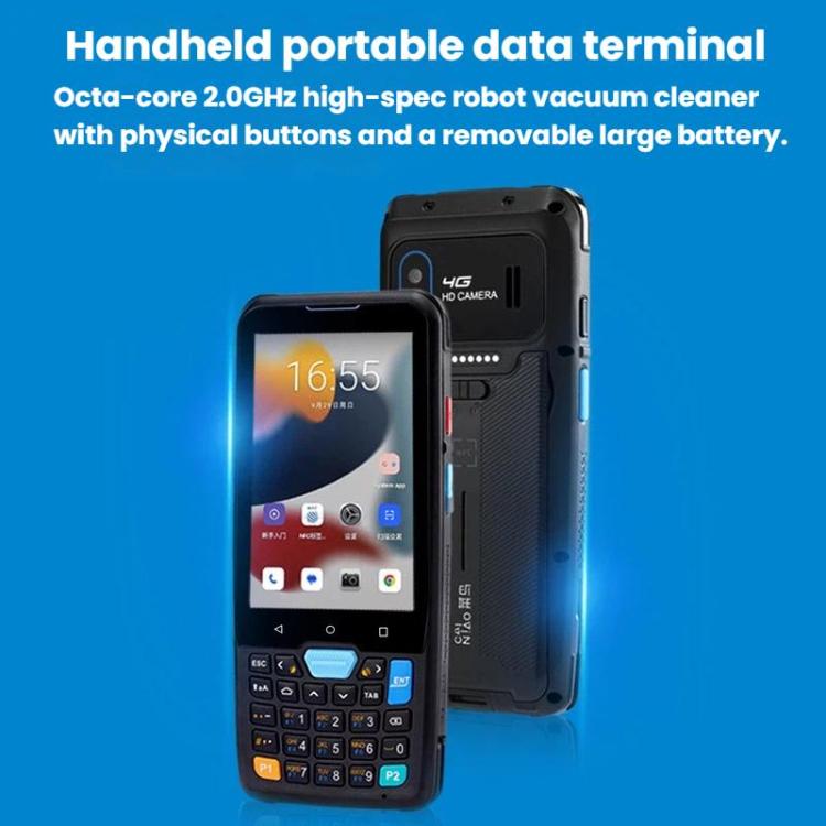 Terminal portátil Android 13 de 4 pulgadas con escáner de código de barras y recolector de datos para logística de almacén., S40