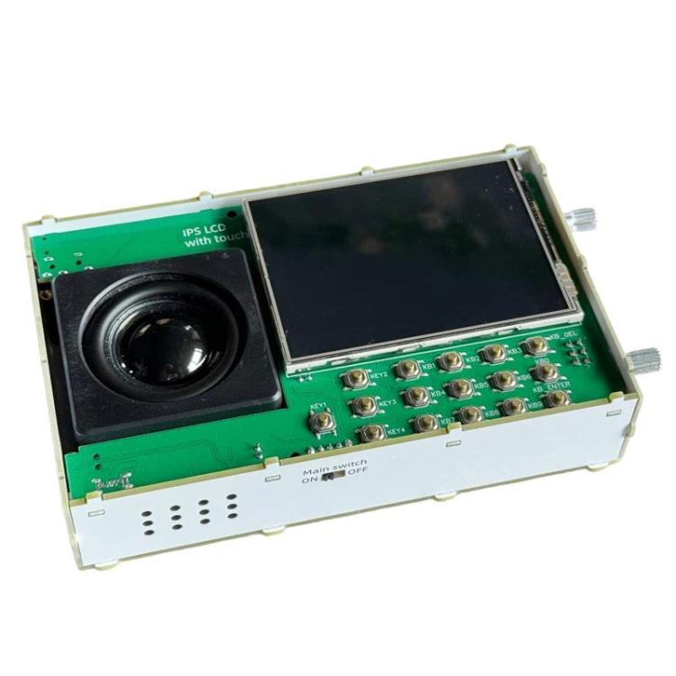 Radio DEEPELEC DP-666 con pantalla táctil, modelo TEF6686, FM de banda completa y alta sensibilidad.