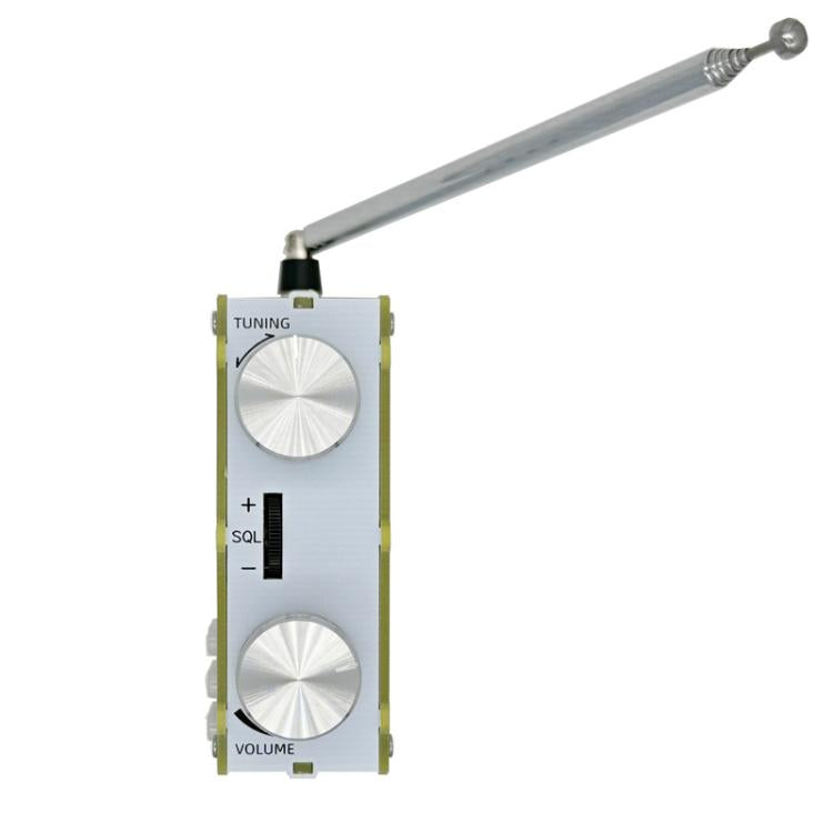 Radio DEEPELEC DP-666 con pantalla táctil, modelo TEF6686, FM de banda completa y alta sensibilidad.