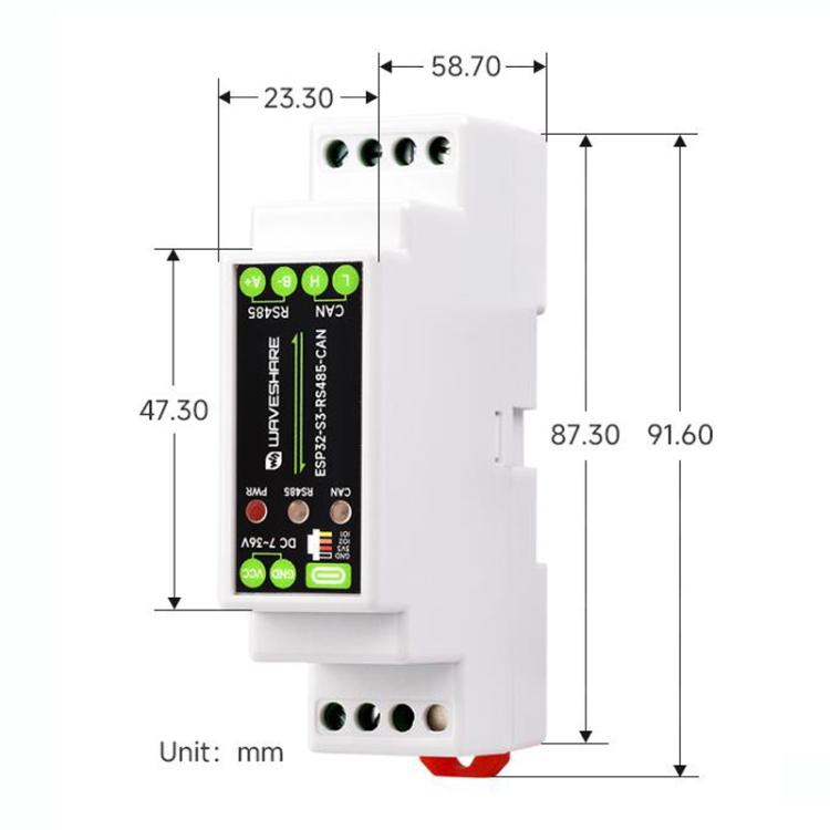 Dispositivo de comunicación para placa de control industrial compatible con WiFi/Bluetooth. Incorpora múltiples circuitos de protección., 32154