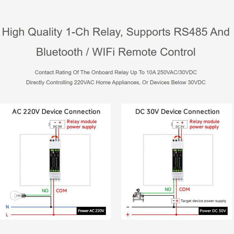 Placa de control industrial con relé de red WiFi compatible con WiFi/Bluetooth y múltiples circuitos de protección de aislamiento., 32152