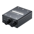 Selector de audio de 3,5 mm con dos entradas AUX de 3,5 mm y una única salida con control de volumen independiente., 3.5mm AUX Inputs To 1 Output