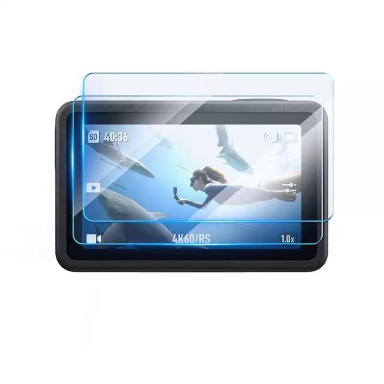 Kit de protector de pantalla de vidrio templado HD transparente para DJI Osmo Action 6, 1-Pack, 2-Pack