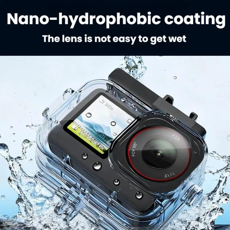 Carcasa impermeable para DJI Osmo Action 6, 70 m IPX8, para buceo, con doble zapata fría., Waterproof Case