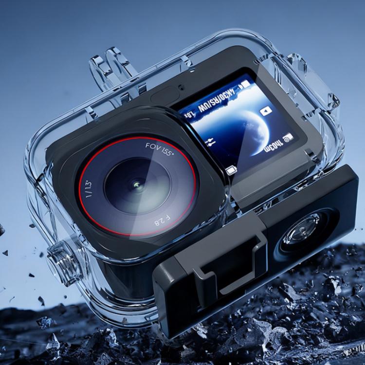 Carcasa impermeable para DJI Osmo Action 6, 70 m IPX8, para buceo, con doble zapata fría., Waterproof Case