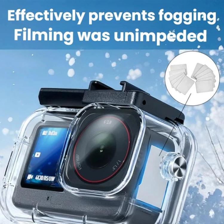 Carcasa impermeable para DJI Osmo Action 6, 70 m IPX8, para buceo, con doble zapata fría., Waterproof Case