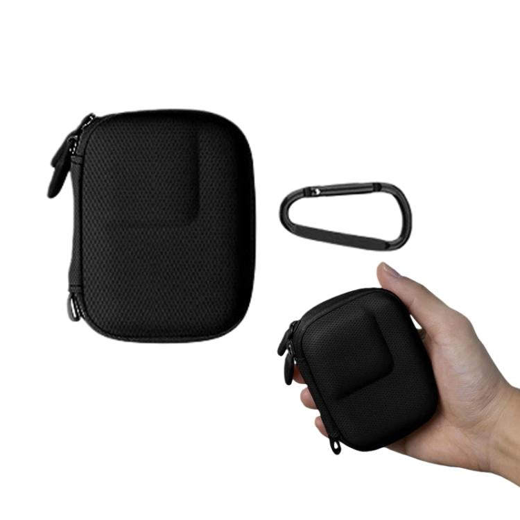 Estuche de almacenamiento de PU resistente al agua para DJI Osmo Action 6, bolsa para cámara con mosquetón.