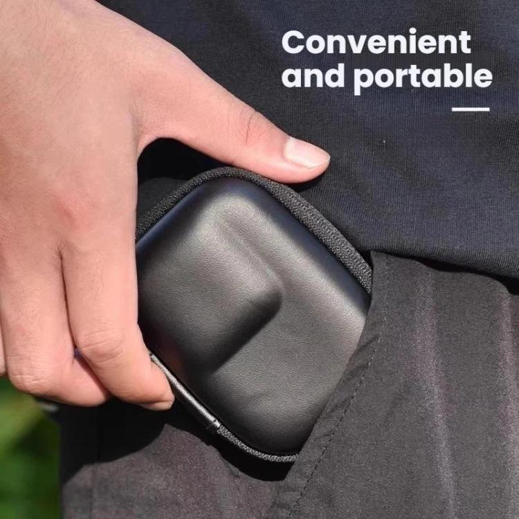 Estuche de almacenamiento de PU resistente al agua para DJI Osmo Action 6, bolsa para cámara con mosquetón.