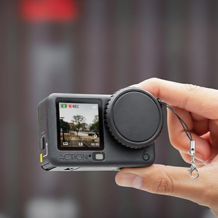 Tapa protectora de silicona resistente a los arañazos para la lente de la DJI Osmo Action 6, Lens Cap