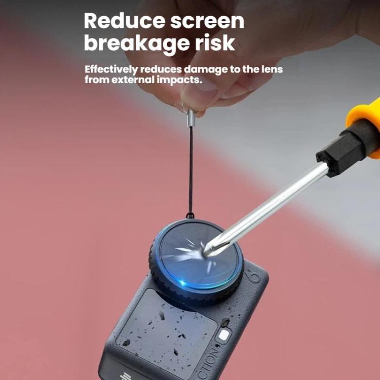 Tapa protectora de silicona resistente a los arañazos para la lente de la DJI Osmo Action 6, Lens Cap