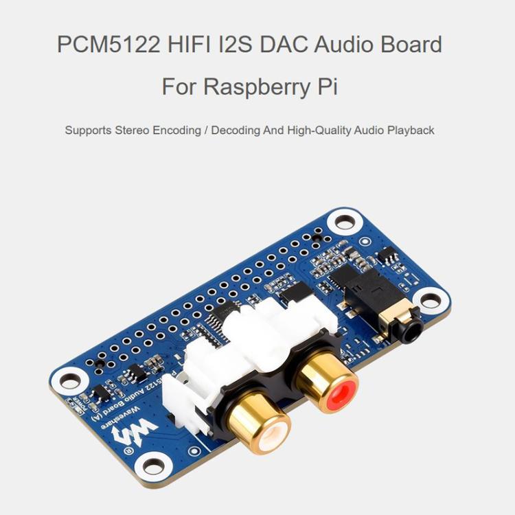 Tarjeta de sonido de audio DAC HIFI I2S para Raspberry Pi con interfaz GPIO de 40 pines, codificación y decodificación estéreo., 32223