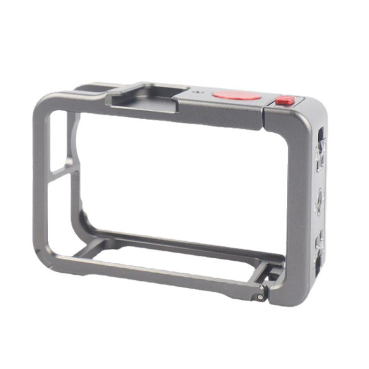 Jaula de extensión metálica protectora con soporte para zapata fría para DJI Osmo Action 6, Gray Cage