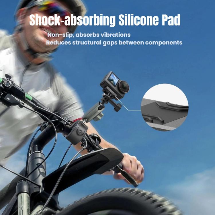 Adaptador de montaje de liberación rápida magnético TELESIN con base de dos garras para DJI Osmo Action 6, TELESIN Adapter