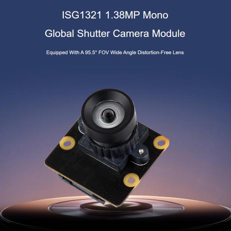 Módulo de cámara monocromática de 1,38 MP con obturador global, gran angular de 95,5 grados, compatible con 1280 × 1080 y 120 fps., 32175