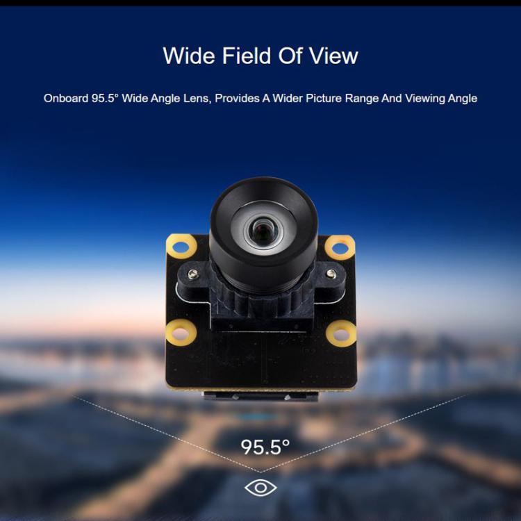 Módulo de cámara monocromática de 1,38 MP con obturador global, gran angular de 95,5 grados, compatible con 1280 × 1080 y 120 fps., 32175