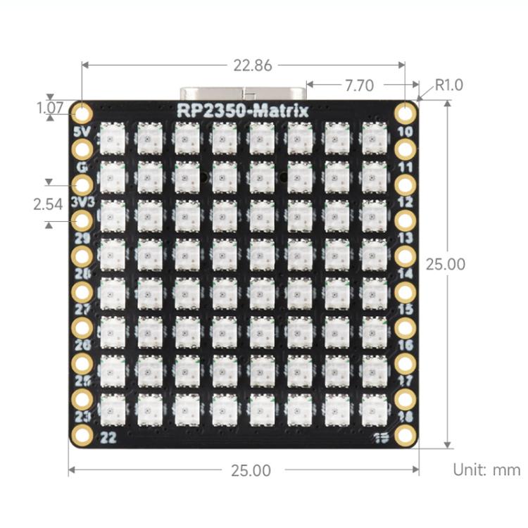 Placa de desarrollo de microcontrolador, doble núcleo, doble arquitectura, pantalla con sensor de seis ejes y atractivos efectos de iluminación., 32225