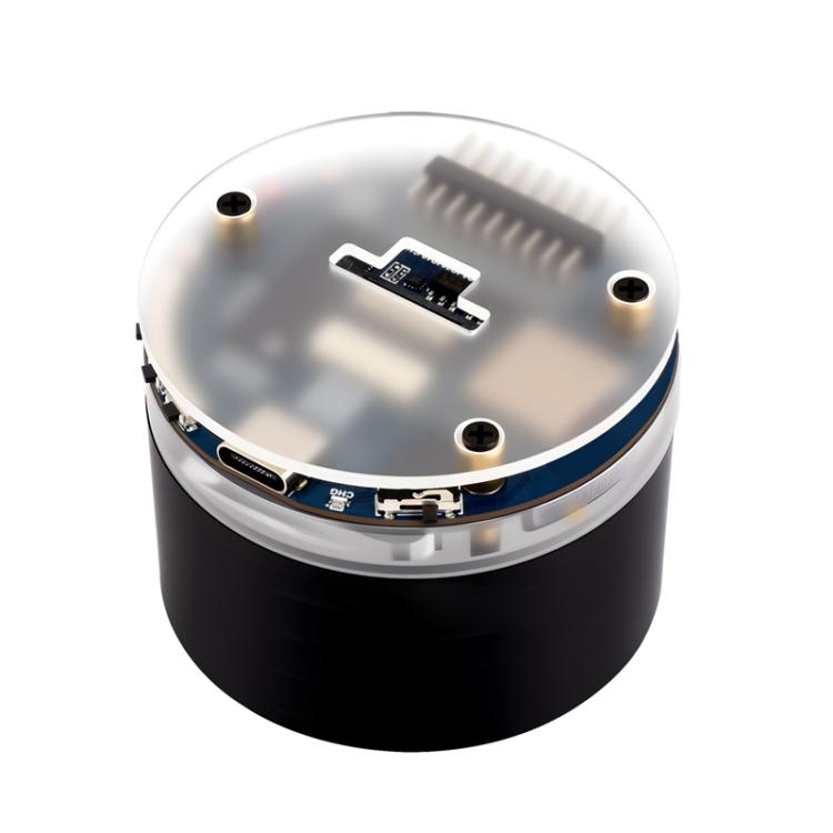Placa de desarrollo de altavoz inteligente con IA WAVESHARE ESP32-S3, micrófono dual, reducción de ruido, cancelación de eco y efecto de luz RGB envolvente., No Battery, With Battery