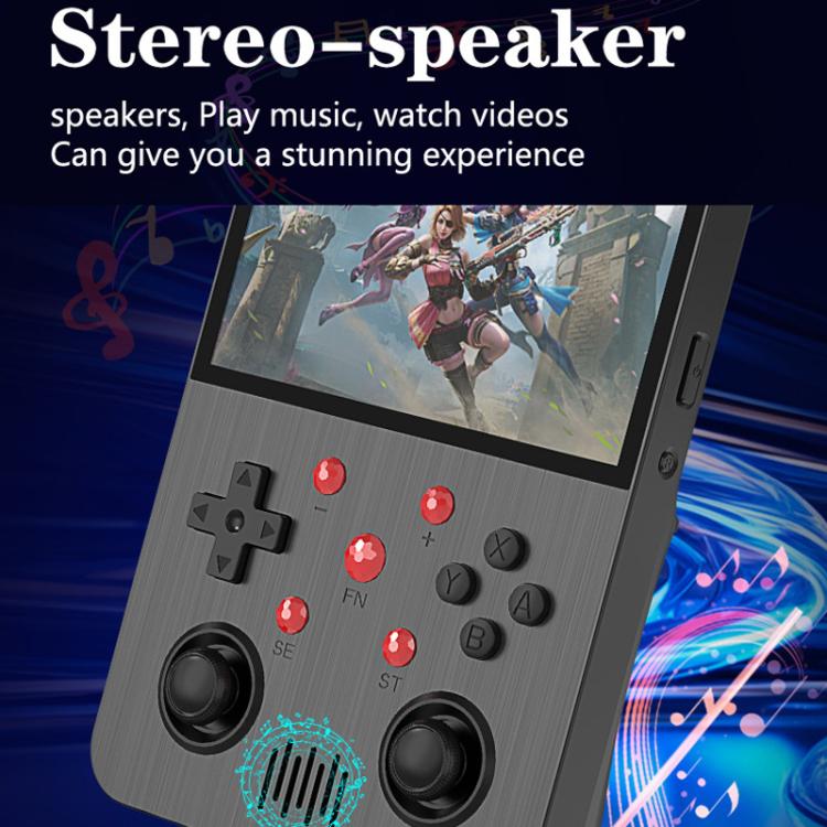 Consola de juegos portátil retro de código abierto G30 HD, sistema Linux, CPU Cortex-A35 de cuatro núcleos a 1,5 GHz, 64 GB