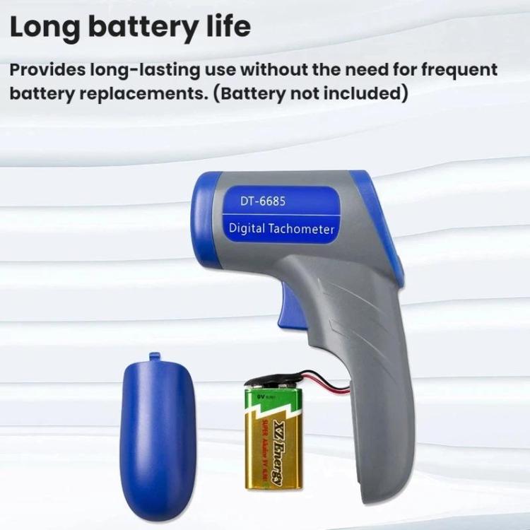 Tacómetro de motor infrarrojo láser portátil RPM