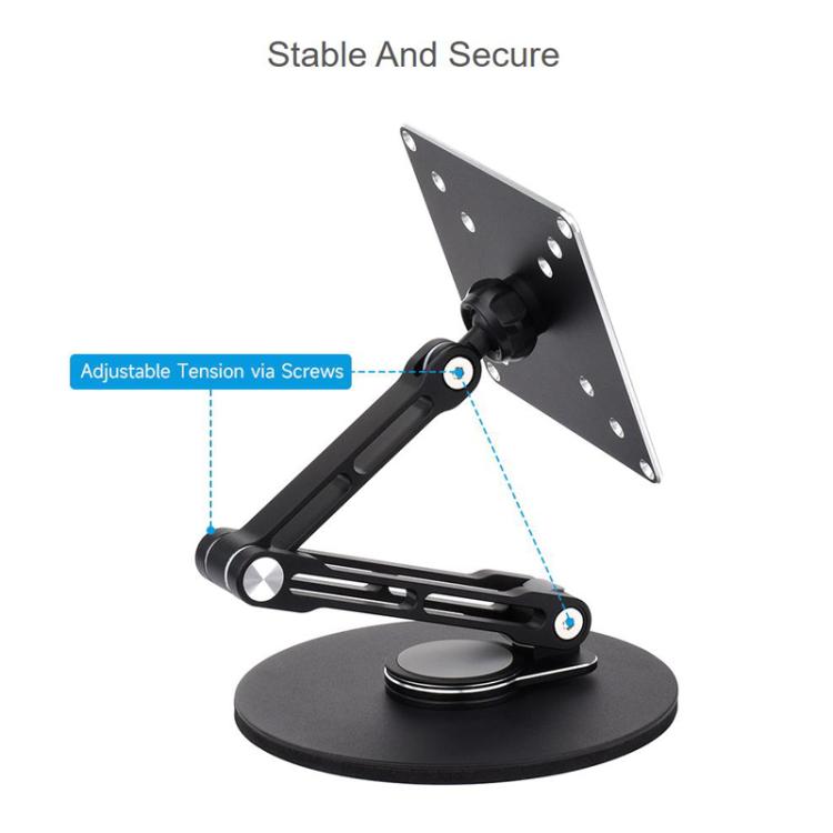 Soporte de pantalla portátil VESA para monitor de hasta 19 pulgadas con rotación multieje ajustable, 19 Inch VESA