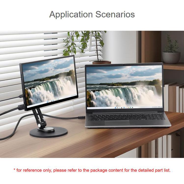 Soporte de pantalla portátil VESA para monitor de hasta 19 pulgadas con rotación multieje ajustable, 19 Inch VESA