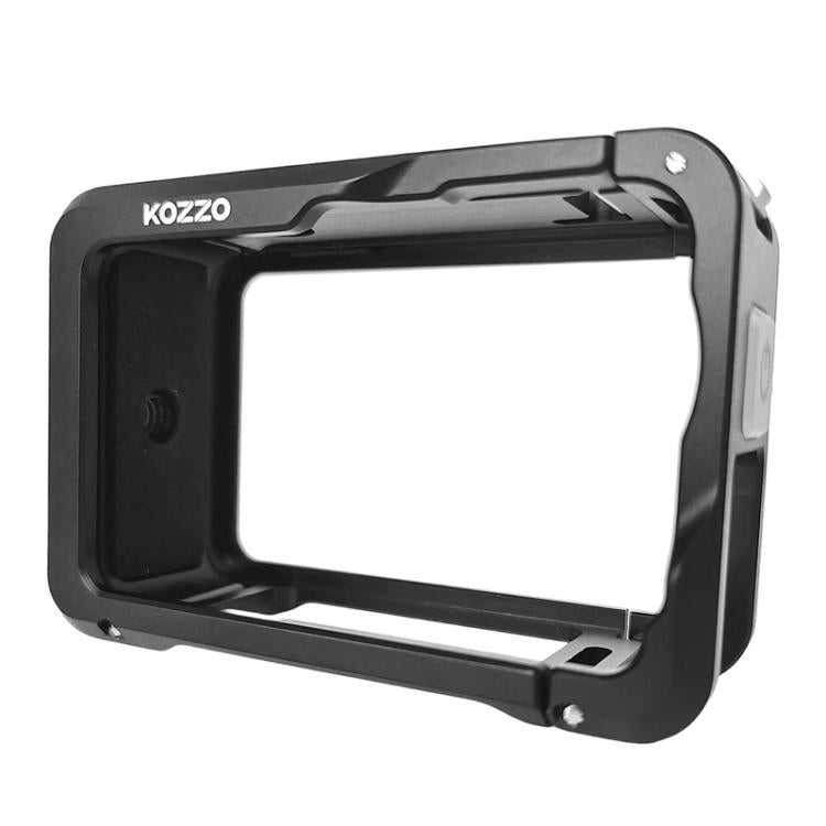 Cámara deportiva Kozzo DJ101 con jaula metálica tipo conejo, doble apertura, aleación de aluminio y bisel protector expandible., For DJI Osmo Action 6
