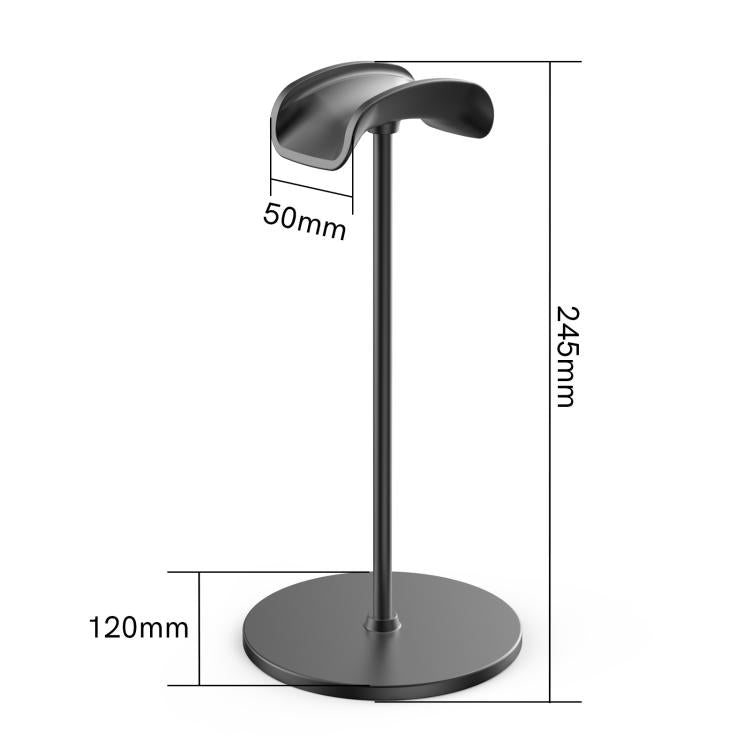 Soporte para auriculares individual AhaStyle WG120 con base desmontable de aleación de aluminio.