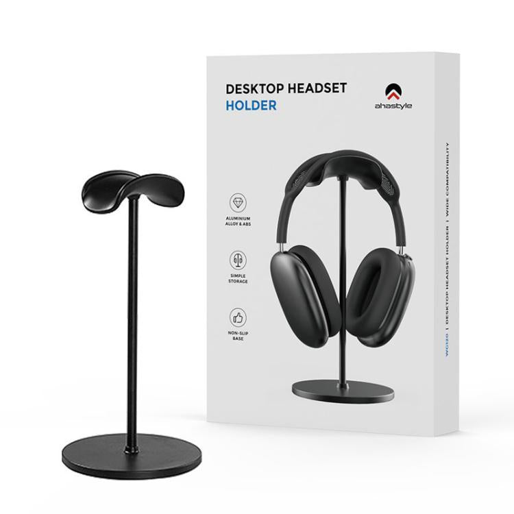 Soporte para auriculares individual AhaStyle WG120 con base desmontable de aleación de aluminio.