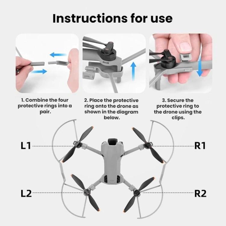 Soporte protector de hélice BRDRC para DJI Mini 5 Pro