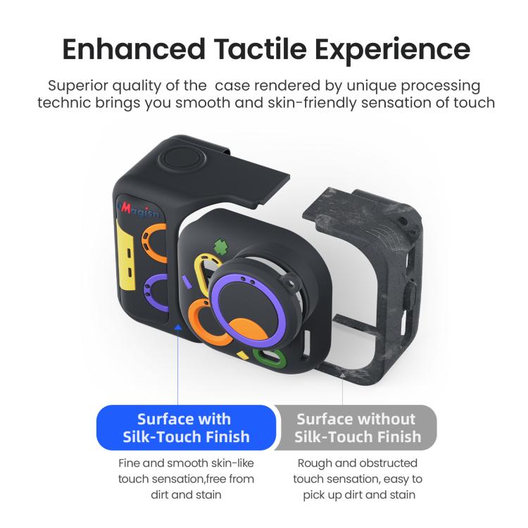 Funda de silicona colorida y divertida para cámara Insta360 Go Ultra aMagisn.