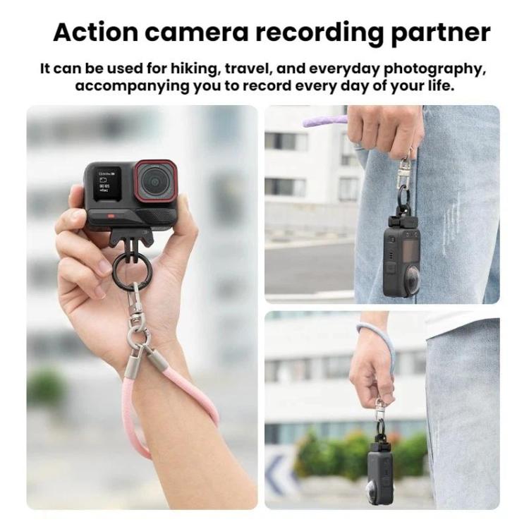 Correa de muñeca antipérdida BRDRC para cámaras de acción DJI Osmo Pocket 3 / Insta360 X5