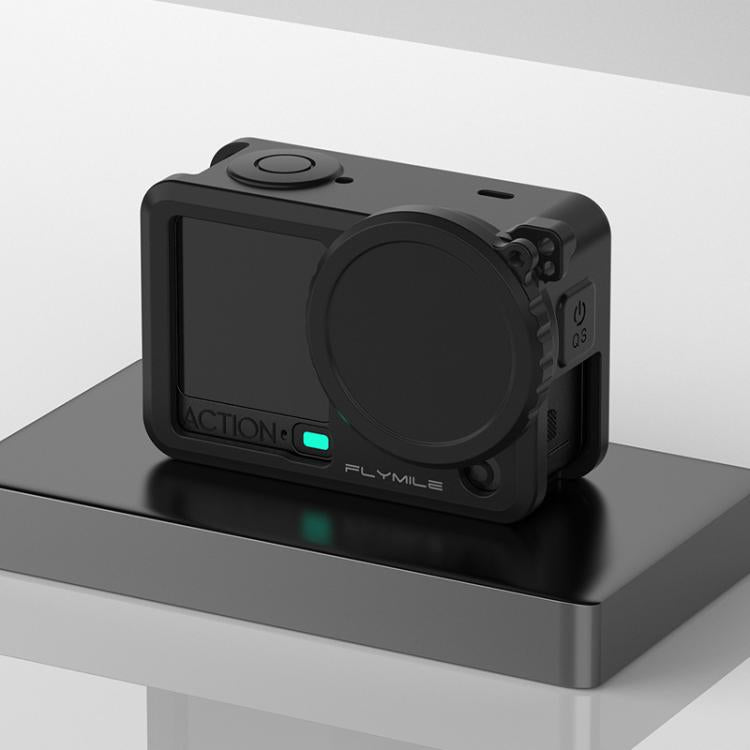 Funda de silicona a prueba de golpes para lente de cámara de acción DJI Osmo Action 6 Flymile