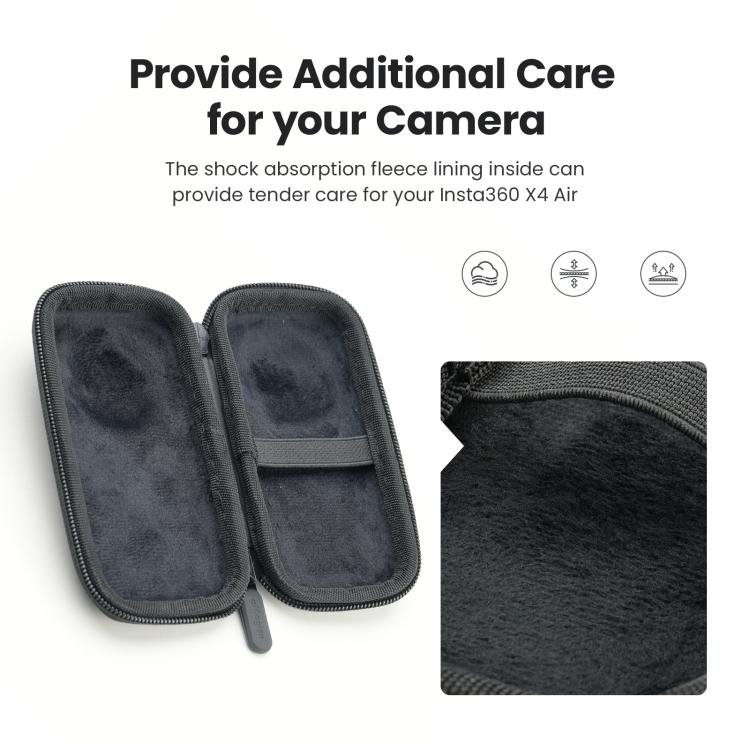 Funda portátil para cámara aMagisn para Insta360 X4 Air/X4/X5. Bolsa de almacenamiento protectora compacta., Storage Bag