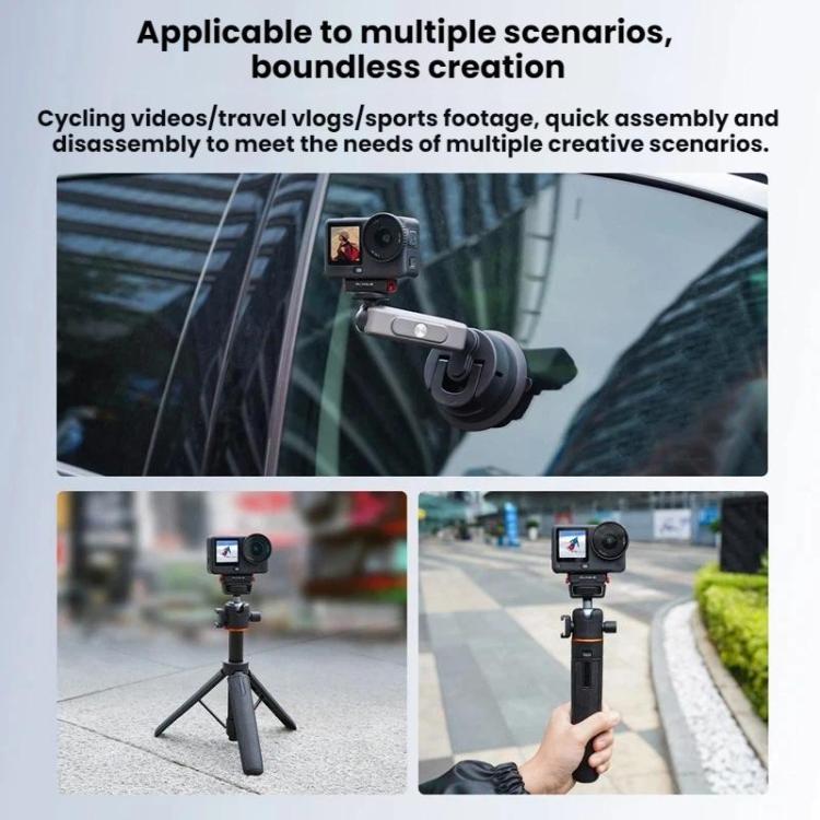 Adaptador de expansión de 1/4" para base magnética de liberación rápida Flymile DJI Osmo Action 6 / Nano, For DJI Osmo Action 6 / Nano