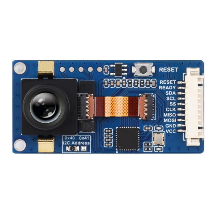Sensor de imagen térmica infrarroja sin contacto WAVESHARE de 80x62 píxeles con detección de movimiento., Standard, Wide Angle
