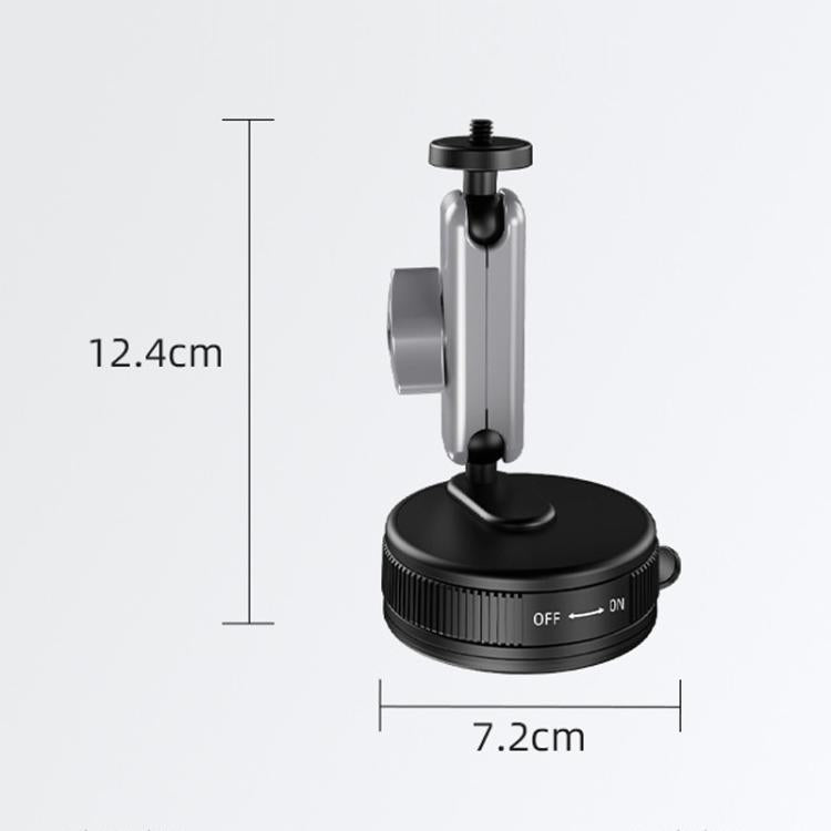 Soporte de ventosa para coche Flymile para DJI Osmo Pocket 3 / Osmo Action 6 / 5 Pro