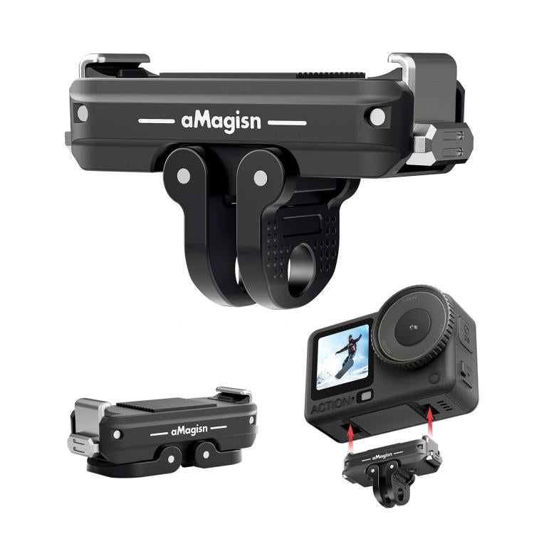 Adaptador de liberación rápida magnético bidireccional aMagisn 2.0 para DJI Osmo Action 6/Nano, aMagisn Adapter