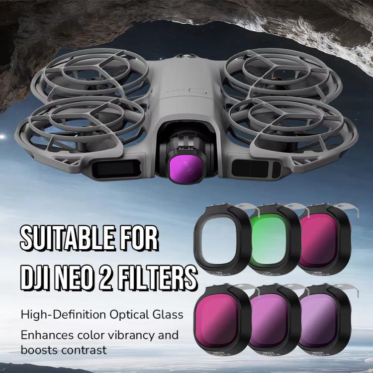 Filtros RCSTQ para drones DJI Neo 2, polarizadores, lentes suaves para cámara de vuelo, accesorios para lentes reductoras de luz, UV, CPL, Black 1/4, ND8, ND16, ND32, ND64, ND8/PL, ND16/PL, ND32/PL, ND64/PL, UV+CPL+ND8, UV+CPL+ND16, CPL+ND8+ND16       ...