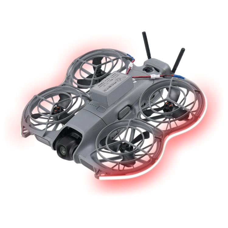 Tira de luz luminosa RCSTQ para DJI Neo 2, tira de luz de advertencia para vuelo nocturno de alta luminosidad.