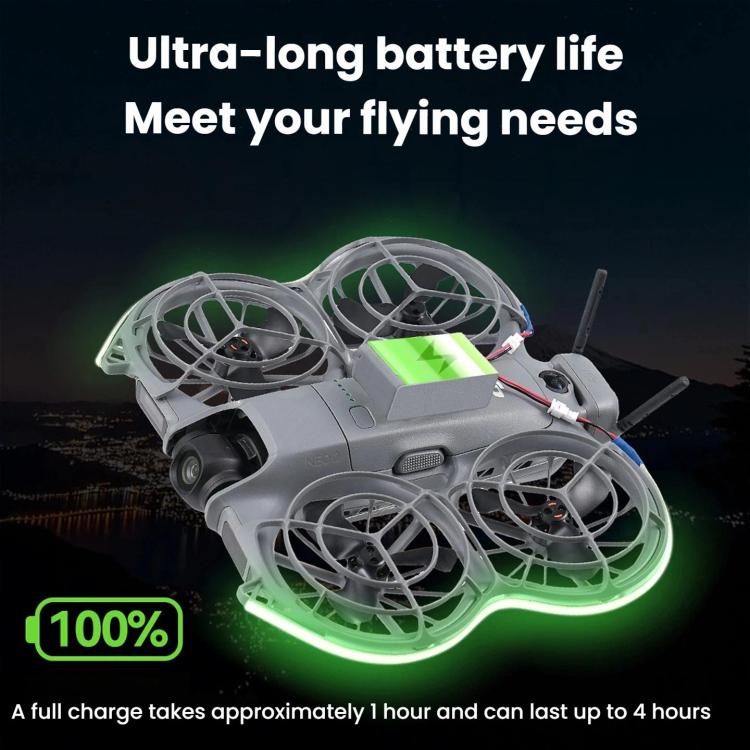Tira de luz luminosa RCSTQ para DJI Neo 2, tira de luz de advertencia para vuelo nocturno de alta luminosidad.