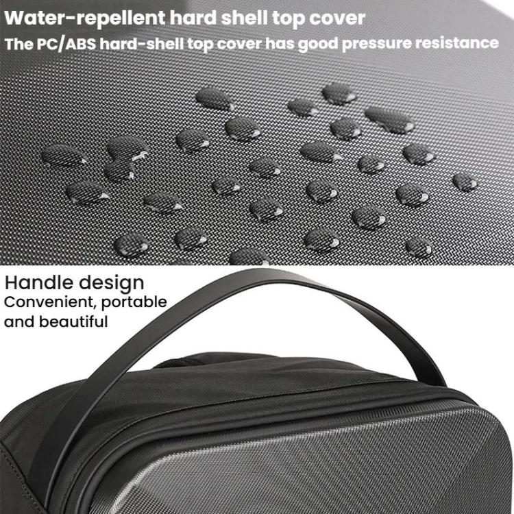 Bolsa organizadora de doble hombro rígida para kit de vuelo suave físico DJI Neo 2 BKano, Shoulder Bag(Dark Gray)