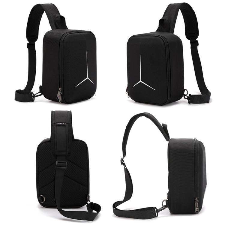 Bolsa organizadora mini para el pecho para DJI Neo 2 BKano Outdoor Portable Hard Shell Smooth Fly Kit, Chest Bag(Black)