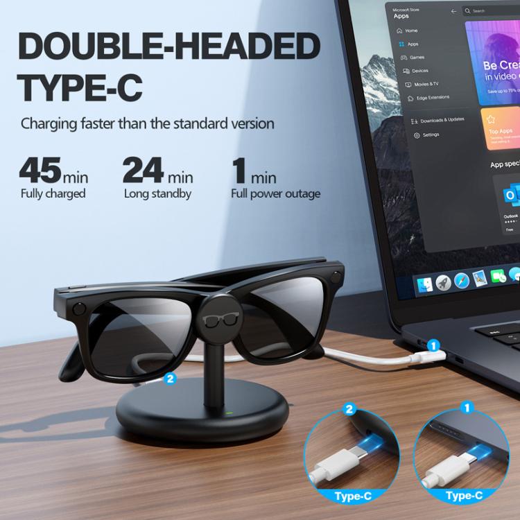 Base de carga para gafas inteligentes Meta Ray-Ban Soporte de carga para gafas inteligentes